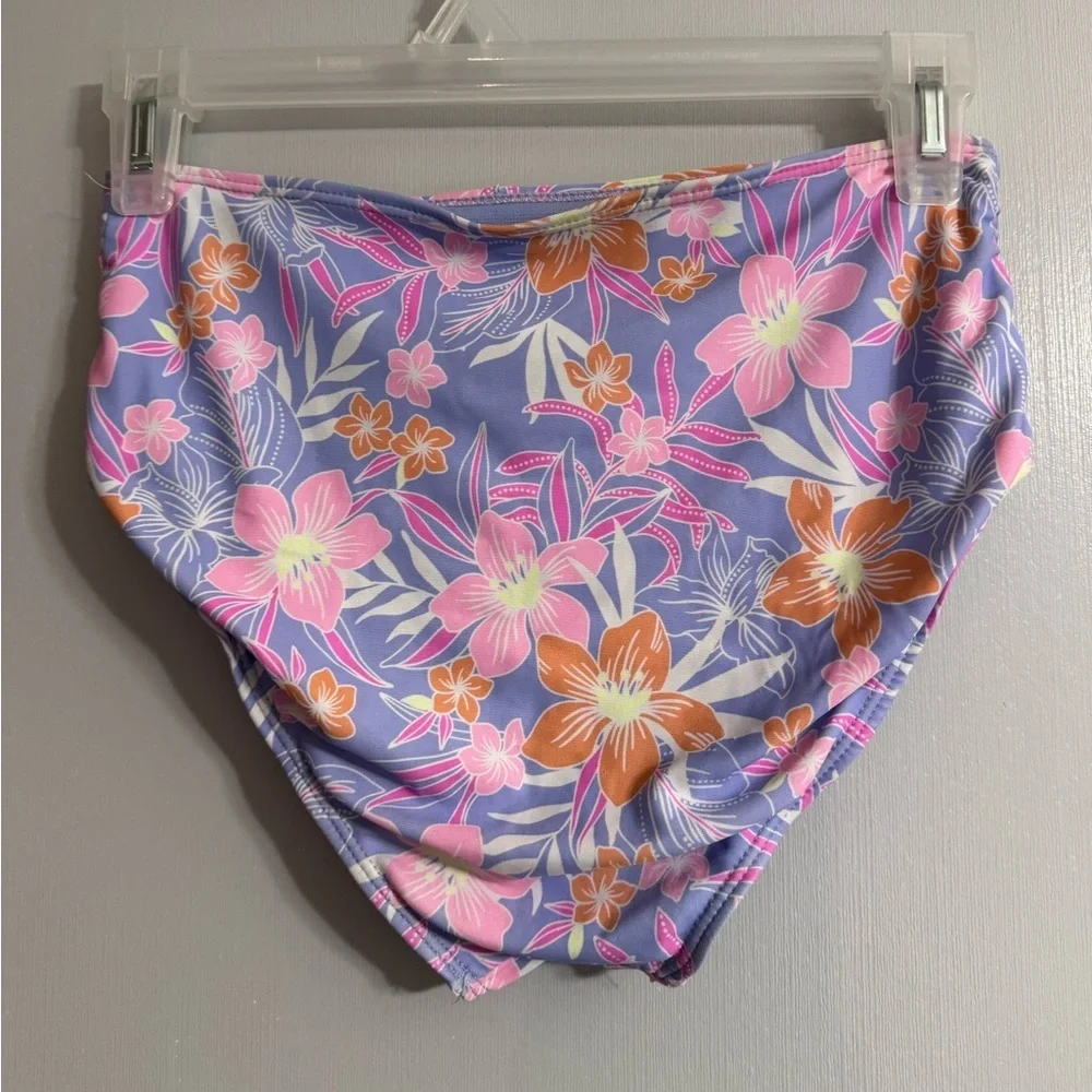 Hurley Kids Floral Bikini Swimwear Set Size Large